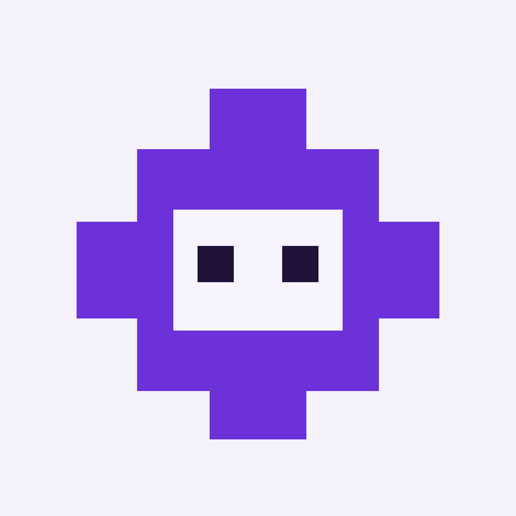 Símbolo oficial District roxo em fundo claro